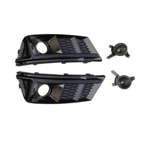 Grille antibrouillard pour Audi A4 B9 S-Line 17-18 style nid d'abeille S4