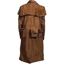 Mens New Cowboy Western Long Duster Coats, Vegas Trench Coat Men Cosplay