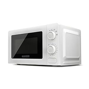 Black decker bxmy700e microwave countertop solo microwave 20l 700w white es9700030b  urban country home decor