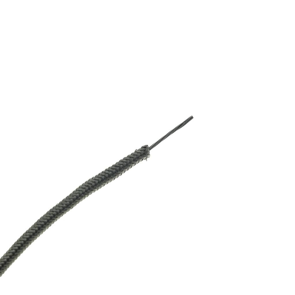 KAISH 22AWG Single Conductor Vintage-Style Guitar Metal Braided Push-Back Hook Up Wire Guitar Wiring Harness Pre-tinned Copper Wire 6.5ft