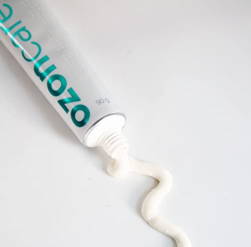 Creme Dental Ozonizado sem Flúor e sem Parabenos, Vegano, Ozoncare, 90g