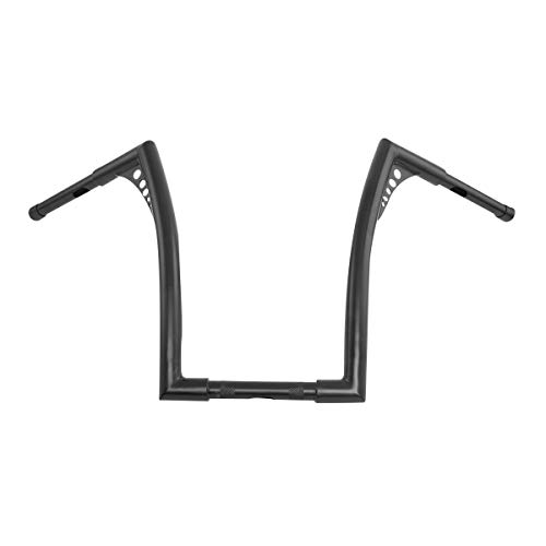 XFMT Black 18 Rise 1-1 4 Ape Custom Hangers Handlebar For Harley FLST FXST Sportster XL 883 1200