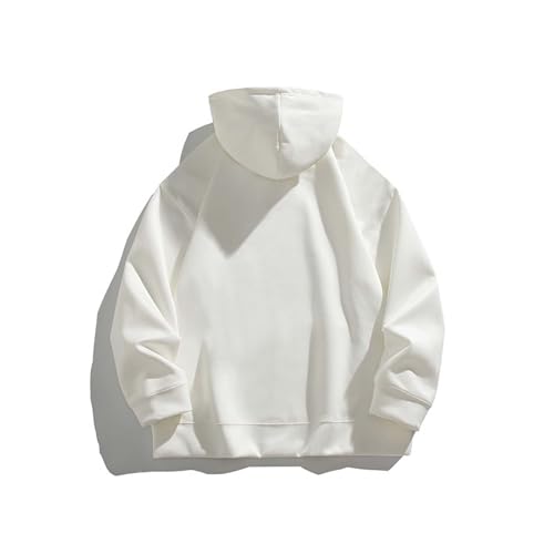 Big And Tall Hooded Sweatshirts For Men Suede Fleece Loose Pullover Fall Winter Casual Hoodies Outwear With Pocket2