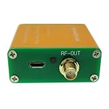 SageFurned Vollband-RF-Vorverstärker, 100 kHz-6 GHz, hohe Verstärkung, geräuscharmer Verstärker für UKW, UHF, FM, HF-Signale, 50 Ohm für SMA-Anschluss, kompaktes Design aus Aluminiumlegierung (mit