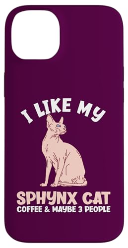 Me gusta mi café Sphynx Cat y tal vez 3 personas Carcasa para iPhone 14 Plus Me gusta mi café Sphynx Cat y tal vez 3 personas Carcasa para iPhone 14 Plus