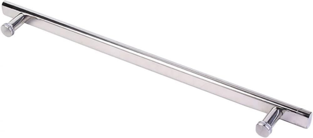 Poignées de porte en verre de douche en acier inoxydable poli pour remplacer un entraxe