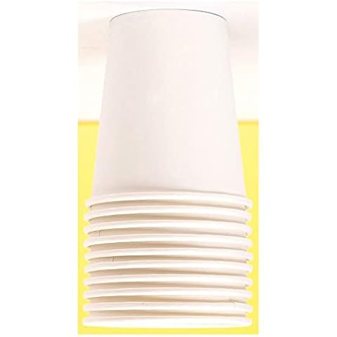 Water Cups Disposable Cups Biodegradable Paper Hot Cups 8 Oz,Disposable Paper Cups 50 100 Small Kraft,Cups for Hot Drinks Tea Perfect for Hot Coffee,Cold Drinks, for Party,Café, Tea Cups Set Cover
