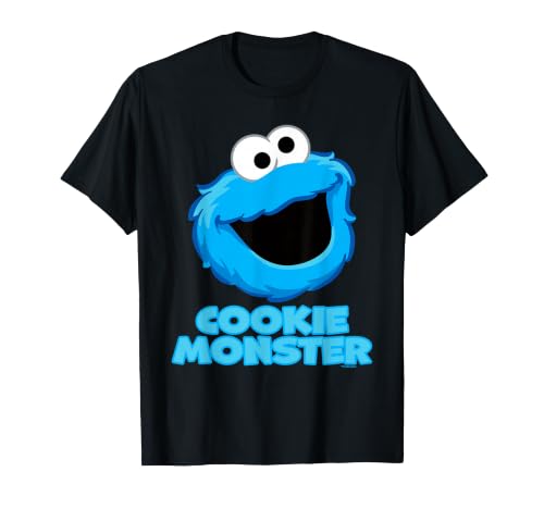 Sesame Street Head Cookie Monster T-Shirt