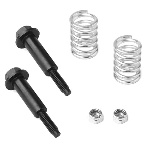 Laroal Exhaust Bolt and Spring Kit with Correct Compression Strength Springs for Secure Connection and Exhaust Component Support Suitable for Ball and Socket Joint Applications