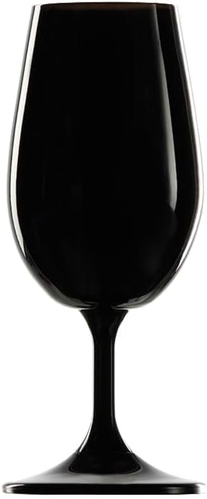 Black ISO Type Wine Tasting Glasses 21.5cl (Set of 6) (Blind Wine Tastings)