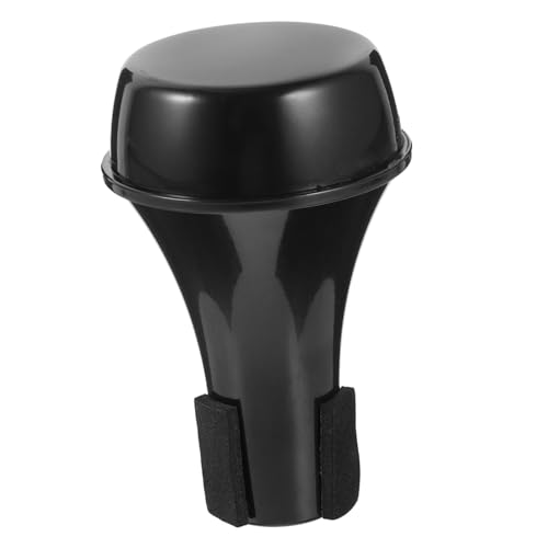 Toddmomy Mini Weak Speaker Straight Mute Trumpet Soft Trumpet Cup Mute Trumpet Mute for Beginner Mute for Trumpet Practice Trumpet Muffler Replacement Trumpet Mute Mouthpiece Black