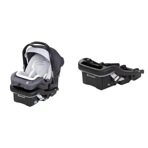 Image of Baby Trend Secure-Lift 35 Infant Car Seat and EZ-LiftTM 35 Plus Infant Car Seat Base Bundle, Dash Grey and Black
