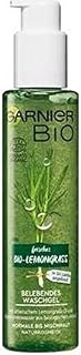 Garnier Żel do mycia, oczyszcza, odświeża skórę, nawilża, do skóry normalnej i mieszanej, Garnier Bio, Bio trawa cytrynowa, 1 opakowanie (1 x 150 ml)