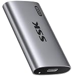 SSK – SSK Externe SSD 512GB, bis zu 550MB/s, USB-C Portable SSD Fe