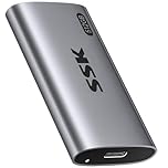 SSK 512 GB Extreme SSD Portatile, Disco Rigido Esterno SSD fino a 550 MB/s, unità a Stato Solido Esterne USB 3.2 Gen2 per iPhone 15/Pro, Windows, Mac, Android con luce LED, TRIM, SMART supportato