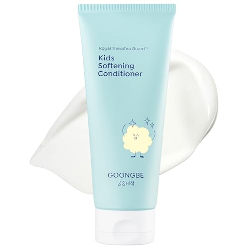GOONGBE Kids Softening Conditioner - Koreanischer glanzverleihender Conditioner für schwaches, krauses und verknotungsanfälliges Kinderhaar - Silikonfreie Formel - D...