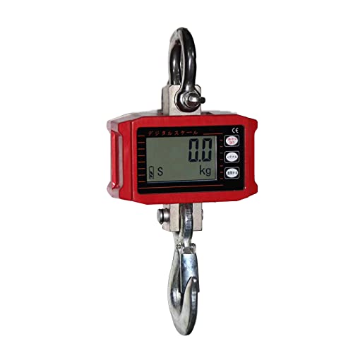 Kaitou クレーン スケール デジタル 1000kg 充電式 小型 電動 ホイスト リモコン 計測 軽量 家庭用 計測 検査(1000kg)