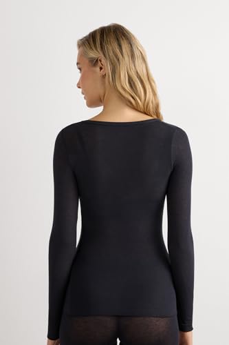 Woman's V-Neck top in Modal Ultralight with Cashmere3