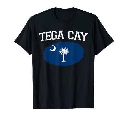 TEGA CAY SC SOUTH CAROLINA Flag Vintage USA Sports Men Women T-Shirt