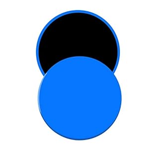 Gliding Discs, 2Pcs Gym Home Body Core Exercise Workout Yoga Fitness Slider Gliding Disc Pad, Indoor Fitness Equipment Blue