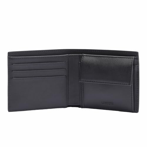 Lacoste Men's Fitzgerald Medium Billfold Wallet Set, Black/Green, One Size2