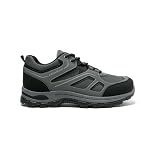 JOMIX Męskie buty trekkingowe i sportowe antypoślizgowe i wygodne buty do chodzenia Męskie buty sportowe, Szary, 43 EU