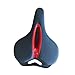 MotiveTech Hollow Bike Seat Cushion, Wear-Resistant Replacement Bicycle Seat Cushion, Cycling Seat Pad, red