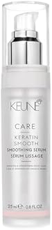 Keune Care Keratin Smooth Serum, Nourishing & Frizz-Control Treatment for Smoother Hair, 0.8 Fl Oz