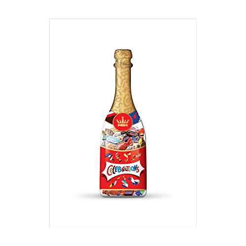 Celebrations Chocolate Champagne Bottle, Chocolate Gift, Father's Day Gift, 312g