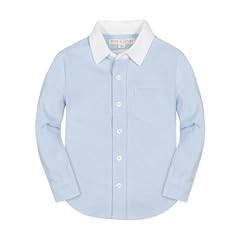 Light Blue With White Collar