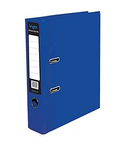 Indigo A4 ufficio con meccanismo a leva 70 mm – blu navy, confezione da 10