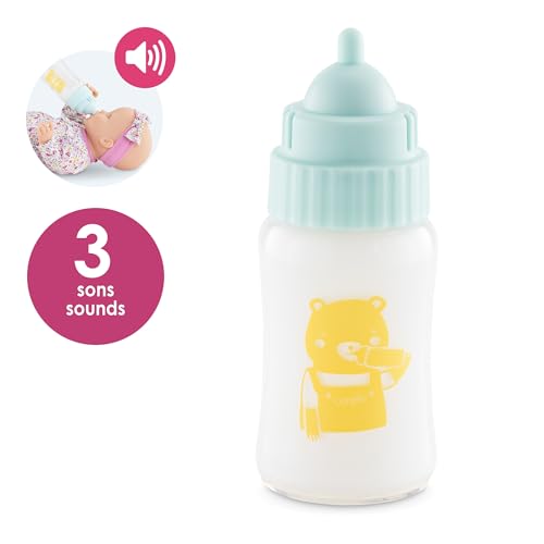 Corolle Magic Milk Baby Doll Bottle for 14-17", Interactive Baby Doll Accessories with 3 Realistic Sounds (Crying, Laughing, Sucking), Feeding Sounds, Batteries Included by Corolle - Image 5