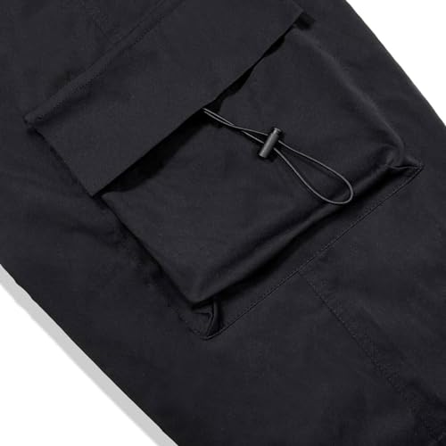 Banana Bucket Men's Loose-Fit Baggy Cargo Pants Casual Parachute Cargo Pants with Pockets3