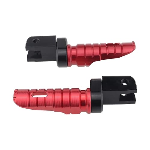 トリプル RS の速度 トリプル 1200 RR RS トライデント 660 デイトナ 675 R タイガー スポーツ 660 に適合する フロント フット ペグ 調節可能なフットレスト(A赤)