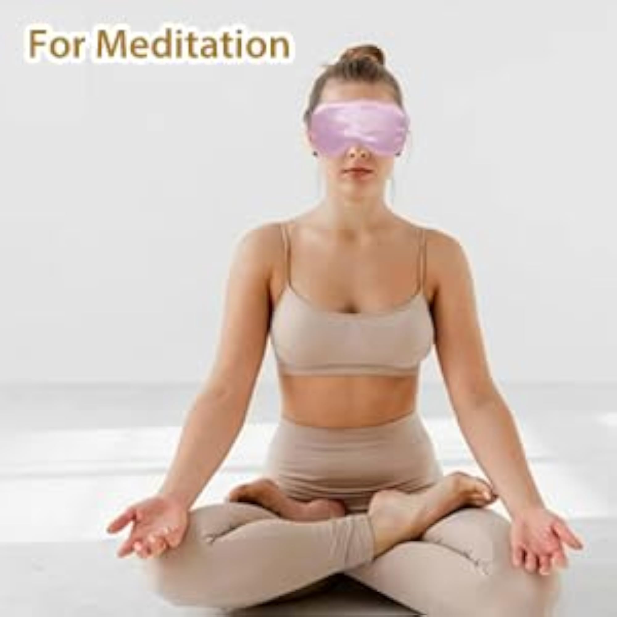 Satin Sleep Eye Mask Set & Soft Sleeping Blindfold