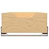 Rev-A-Shelf Reduced Depth Pullout Kitchen Cabinet Organizer and Drawer Box with Soft-Close for 15 Base and 11.75 W Cabinet Opening, 4WDB-1219SC-1