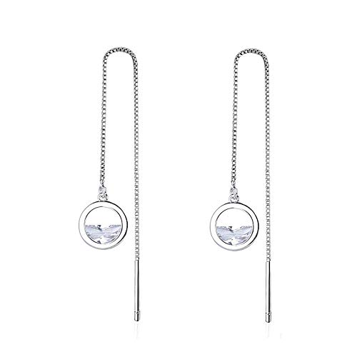 Boucles d'oreilles longues argent idée cadeau femme 3 styles
