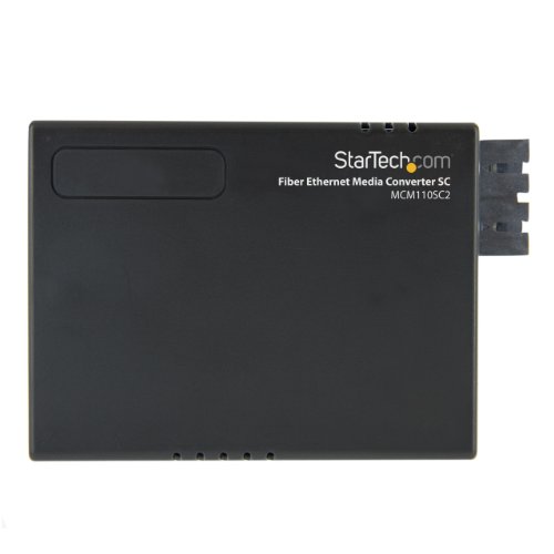 Image of StarTech Multi-Mode (MM) SC Fiber Media Converter for 10 /100Mbps Networks, Standalone Ethernet to SC MM Fiber Media Converter, 1310nm, 2km - TAA