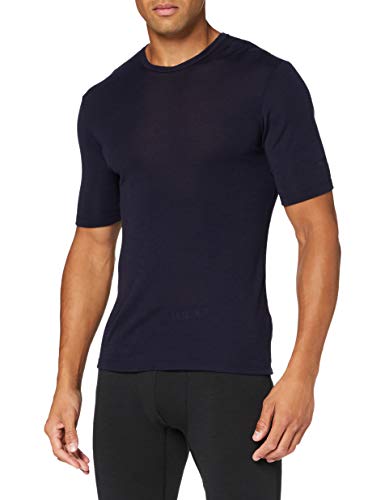 Icebreaker Merino Men's 175 Everyday Short Sleeve Crewe Top, Medium, Midnight Navy