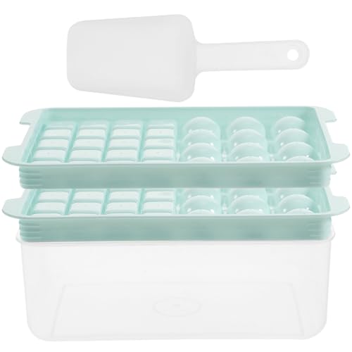 Set de moldes para cubos de hielo con tapa y pala miniatura 1