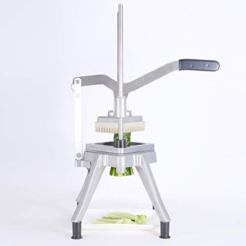 Tuntrol Commercial Second Generation Vegetable Dicer, 1/4" Stainless Steel Blade Quick Slicer Machine Easy Chopper For Onion Tomato Pepper Mushrooms (1/4" Blade) #TOP7