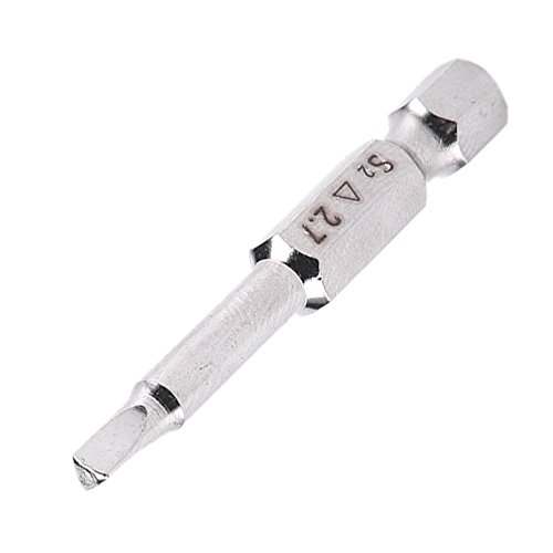 Bestgle 5Pcs S2 Steel Magnetic Triangle Head Screwdriver Bits Tip Set 1.8Mm, 2Mm, 2.3Mm, 2.7Mm, 3Mm, 1/4 Inch Hex Shank, 50Mm Length #TOP5