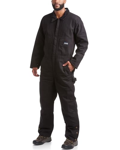 Bass Creek Outfitters Mens Coveralls - Water Resistant Long Sleeve Work Wear Jump Suit Insulated...