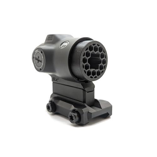 Hammy3DPrints Open Center Killflash Hex Anti-Reflection Device Compatible with Primary Arms SLX Gen II 1x Micro Prism (Black)