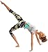 Barbie Made to Move Dolls with 22 Joints and Yoga Clothes, Floral, Blue