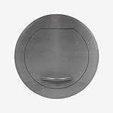 Wäscheschacht-Einwurftür Klappe Deckel STYLO S (Edelstahl) Ø 250 mm