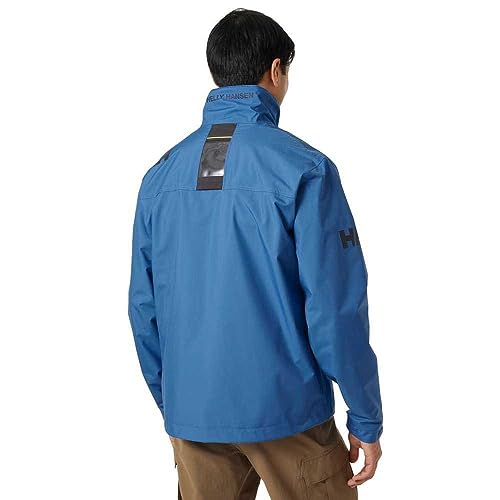 Image of Helly-Hansen mens Crew Midlayer Fleece Lined Waterproof Windproof Rain Jacket