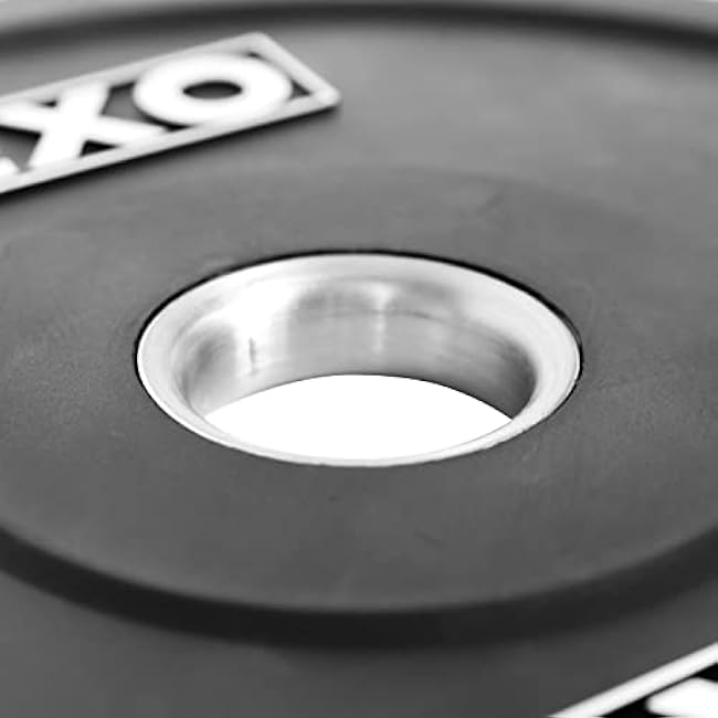 NEXO 5LB Rubber Bumper Plate Pair - Premium Matte Finish 2x 5LB Cross Training Weight Plates