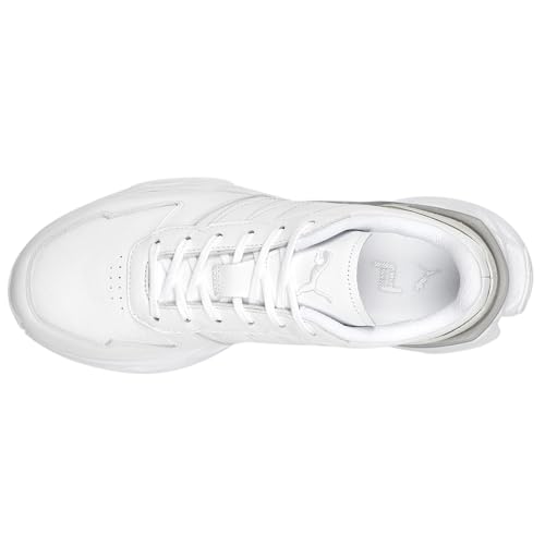 PUMA Mens Pd Pwrplate Lace Up Sneakers Shoes Casual - White4