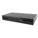 20-Band Audio Equalizer, Adjustable 20 Bands EQ Car Stereo Amplifier Graphic Equalizer with Built in Bluetooth, Stereo USB Intput, Output